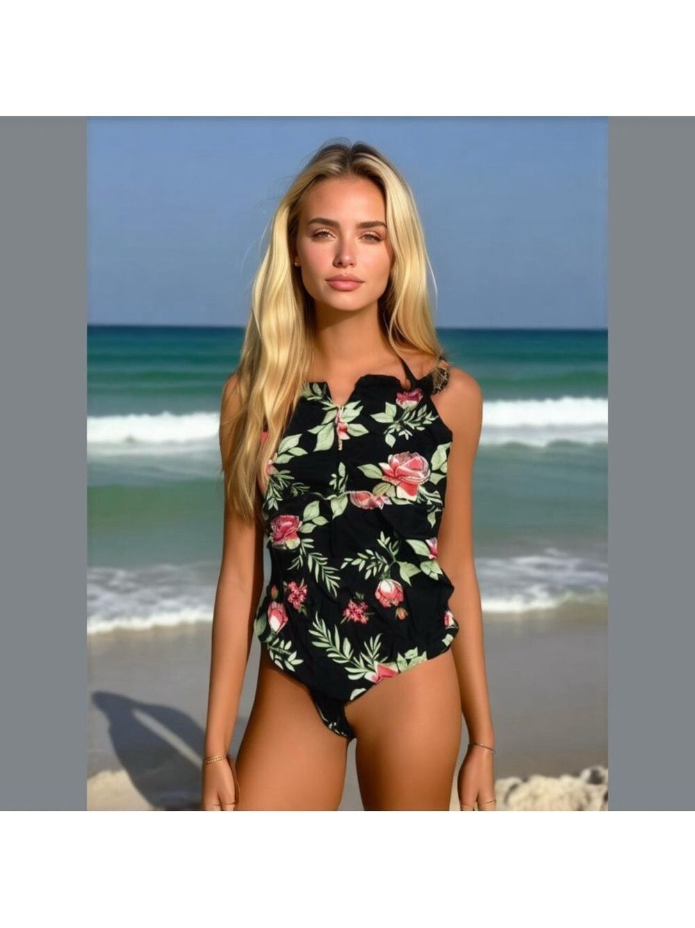 Crane Swimsuit One Piece Size Large - Picture 1 of 2